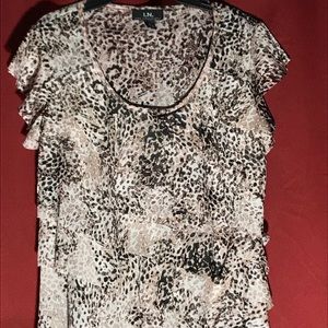 Black and Tan Dress Shirt.